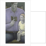 Man reading to Girl by Ruth Addinall