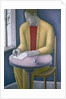 Man Writing, 2004 by Ruth Addinall