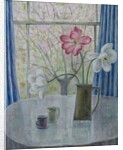 Tulips with Cherry Blossom, 2014 by Ruth Addinall