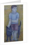 Boy with Dog, 2016 by Ruth Addinall