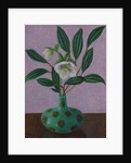 Hellebores with Viburnum Leaves, 2015 by Ruth Addinall