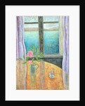 Still Life in Window with Camellia by Ruth Addinall