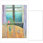 Still Life in Window with Camellia by Ruth Addinall