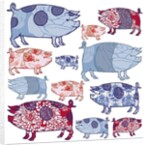 Piggy in the Middle, 2005 by Sarah Hough