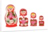 Russian dolls, 2014 by Isobel Barber