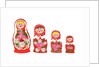 Russian dolls, 2014 by Isobel Barber