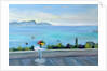 A terrace looking out to sea by Anne Durham