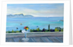 A terrace looking out to sea by Anne Durham