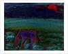 The Horse and the Red Moon, 2016 by Gigi Sudbury