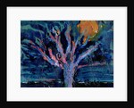 Tree and Strawberry Moon, 2016 by Gigi Sudbury