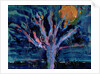 Tree and Strawberry Moon, 2016 by Gigi Sudbury