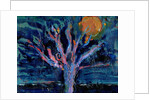 Tree and Strawberry Moon, 2016 by Gigi Sudbury