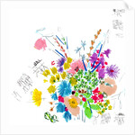 Floral Sketch, 2014 by Jo Chambers