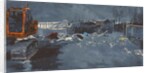 Wide expanse with 300 newts, 2014 by Catherine Sutcliffe-Fuller