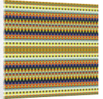 Tribal Orange Stripe by Robyn Parker