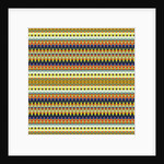 Tribal Orange Stripe by Robyn Parker