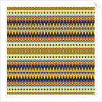 Tribal Orange Stripe by Robyn Parker
