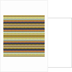 Tribal Orange Stripe by Robyn Parker