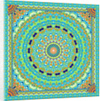 Tropical Fish Wheel Tile, 2016 by Robyn Parker