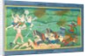The Battle of Lanka, between Rama and Ravana, King of the Rakshasas by Rajasthani School