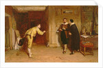 The Challenge: A Puritan's Struggle between Honour and Conscience, 1864 by William Quiller Orchardson