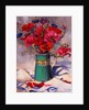 Poppies & cornflowers in green jug, 1994 by Sue Wales