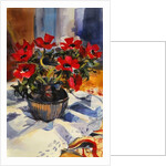 Red anemones, 1994 by Sue Wales