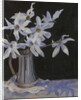 White Magnolias in Silver Jug, 2019 by Sue Wales