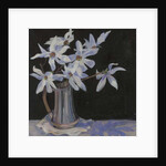 White Magnolias in Silver Jug, 2019 by Sue Wales
