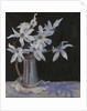 White Magnolias in Silver Jug, 2019 by Sue Wales