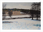 Chatsworth In The Snow, 2017 by Kirstie Adamson