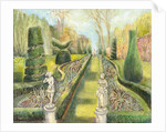 The Long Garden, Cliveden, Statues, 2002 by Mary Kuper