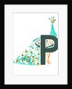 P is for peacock, 2015 by Mary Kuper