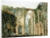 Interior of Tintern Abbey by Thomas Girtin