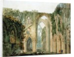 Interior of Tintern Abbey by Thomas Girtin