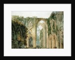 Interior of Tintern Abbey by Thomas Girtin