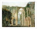 Interior of Tintern Abbey by Thomas Girtin
