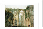 Interior of Tintern Abbey by Thomas Girtin