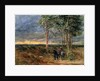 Travellers Approaching a Signpost on a Heath, 1851 by David Cox