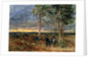 Travellers Approaching a Signpost on a Heath, 1851 by David Cox