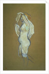 Woman Lifting her Shirt, 1896 by Henri de Toulouse-Lautrec