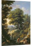 A Landscape in Latium with Shepherds by Andrea Locatelli