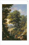 A Landscape in Latium with Shepherds by Andrea Locatelli