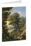 A Landscape in Latium with Shepherds by Andrea Locatelli