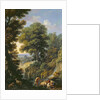 A Landscape in Latium with Shepherds by Andrea Locatelli