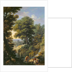 A Landscape in Latium with Shepherds by Andrea Locatelli