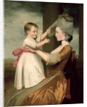 A Portrait of Elizabeth Mortlock and her son John Mortlock the Younger, 1779 by John Downman
