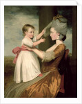 A Portrait of Elizabeth Mortlock and her son John Mortlock the Younger, 1779 by John Downman