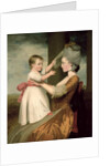 A Portrait of Elizabeth Mortlock and her son John Mortlock the Younger, 1779 by John Downman