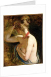 Half length nude, right arm raised to head, c.1828-30 by William Etty
